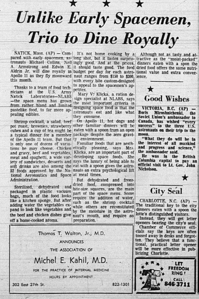 The Eagle Archives: July 15, 1969